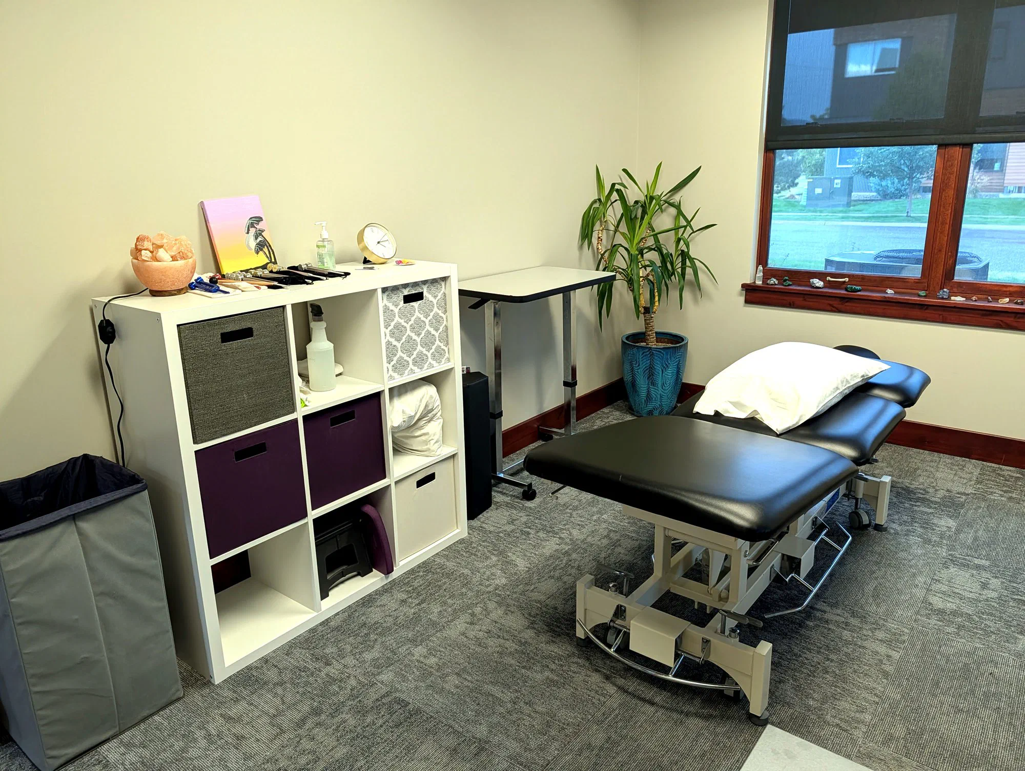 Private treatment room at Root Therapy and Wellness in Bozeman, Montana, where visceral manipulation sessions are delivered one-on-one